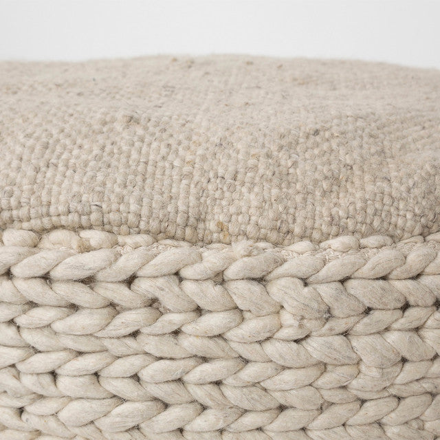 Kerrisdale Braid Pouf- L