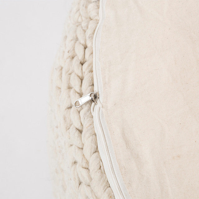 Kerrisdale Braid Pouf- L