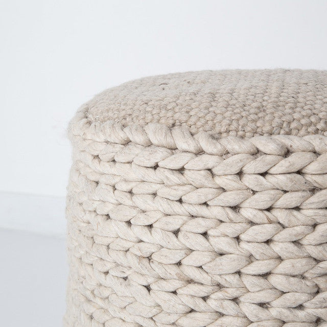 Kerrisdale Braid Pouf - S