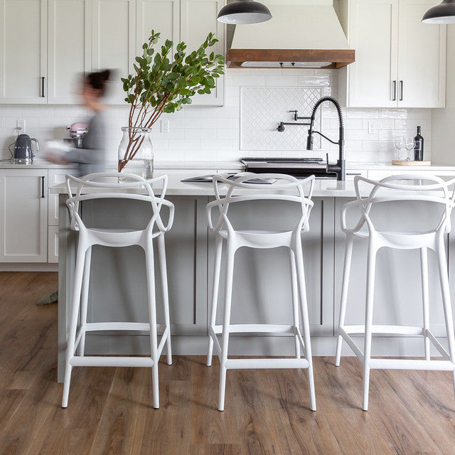 Kitsilano Counter Stool - White