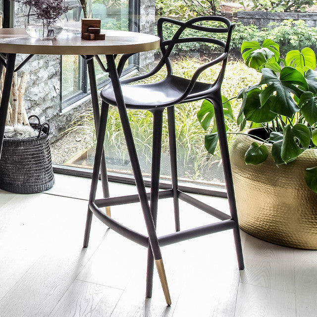 Kitsilano Counter Stool - Matte Black