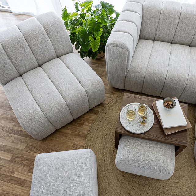 Granville Armless Chair - Coconut