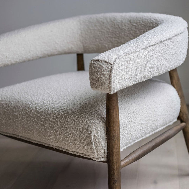 Lagoon Chair - Cream Boucle