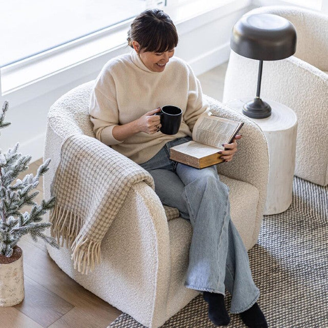 Arbutus Chair - Cream Boucle