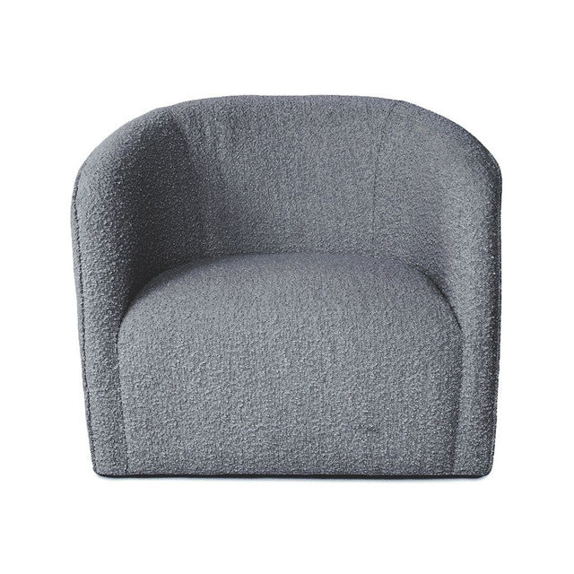 Arbutus Swivel Chair - Slate Boucle