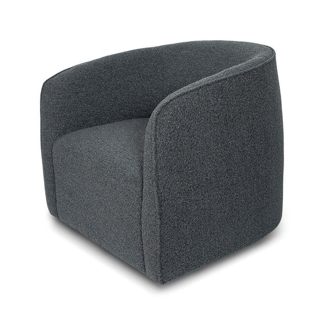 Arbutus Swivel Chair - Slate Boucle