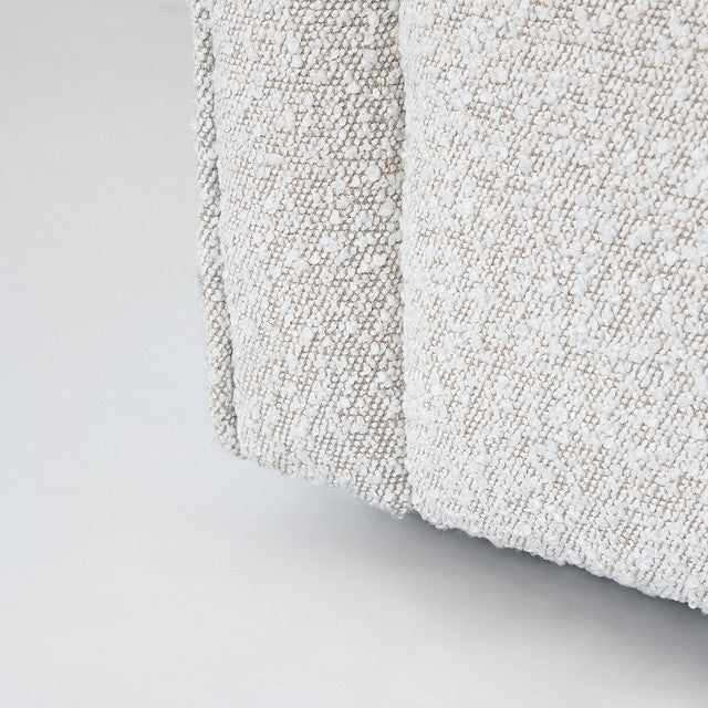 Arbutus Swivel Chair - Off White Boucle