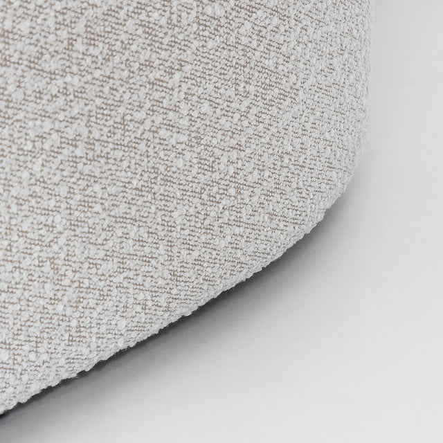 Arbutus Swivel Chair - Off White Boucle