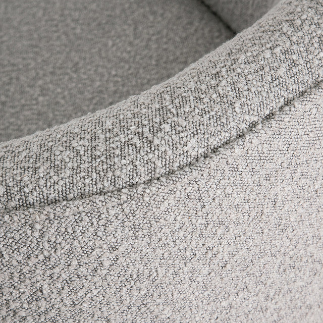 Arbutus Swivel Chair - Greige Boucle