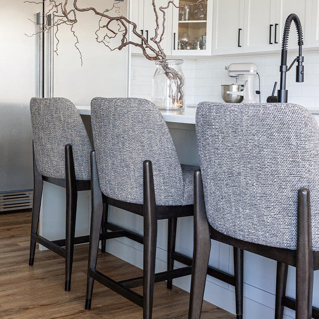 Fraserview Counter Stool - Dark Base - Pepper