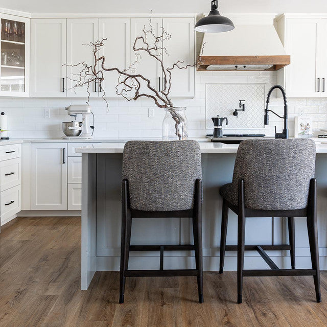 Fraserview Counter Stool - Dark Base - Pepper
