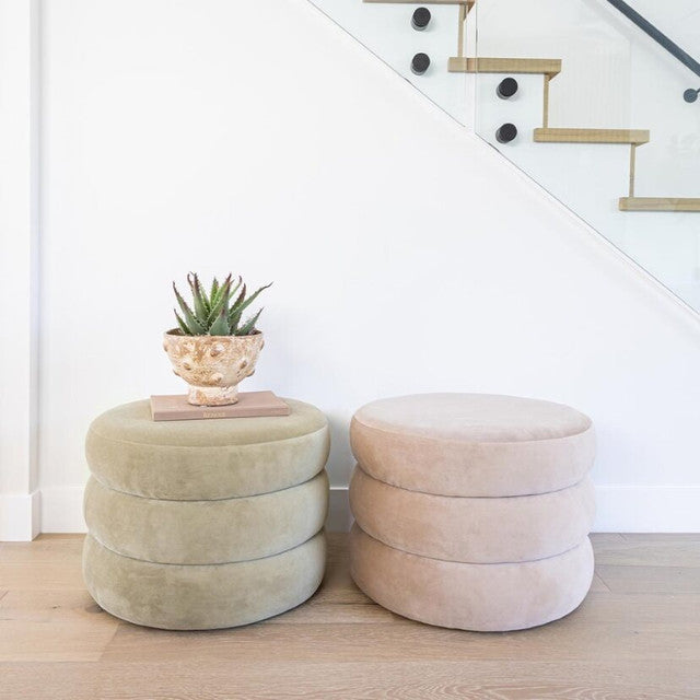 Lions Ottoman - Hazel - S