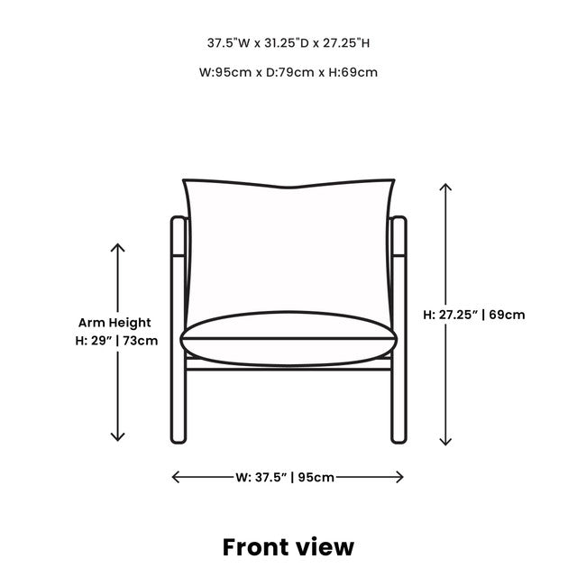 Belcarra Sling Chair - Cream