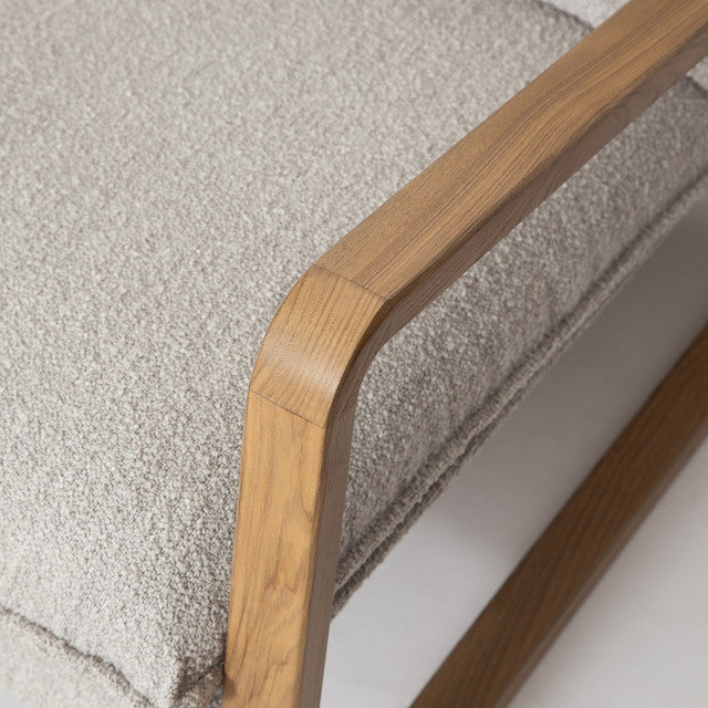 Belcarra Sling Chair - Taupe Boucle