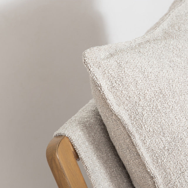 Belcarra Sling Chair - Taupe Boucle