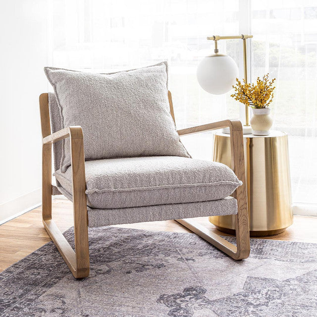 Belcarra Sling Chair - Taupe Boucle