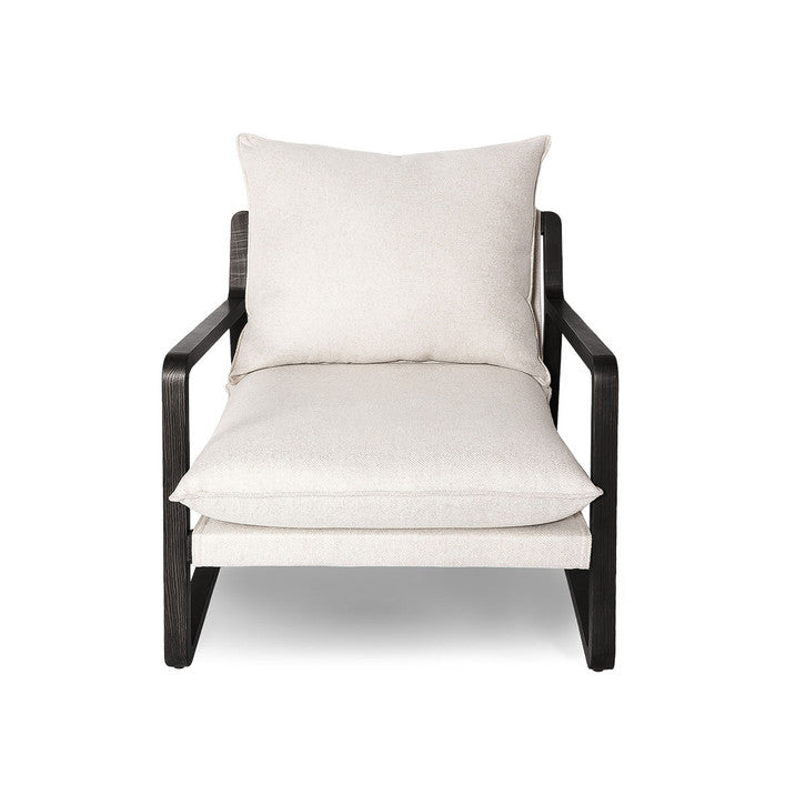 Belcarra Sling Chair - Dark Frame - Cream