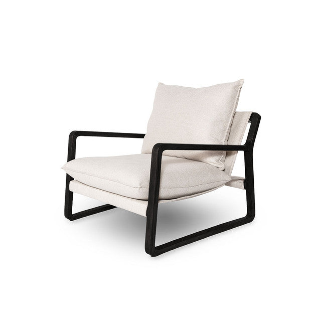 Belcarra Sling Chair - Dark Frame - Cream
