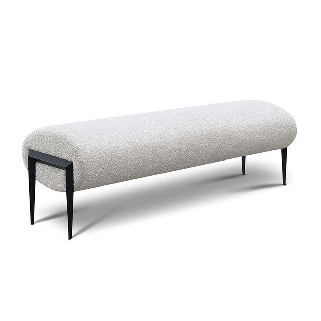 Chaldecott Bench - Off White Boucle
