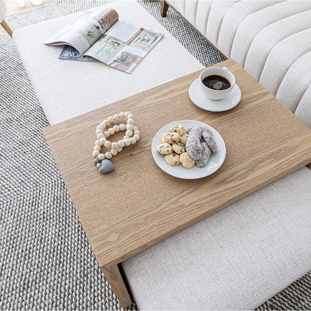 Forest Coffee Ottoman - Cream