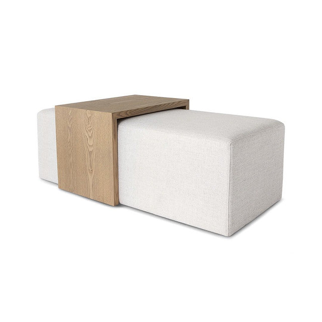 Forest Coffee Ottoman - Cream