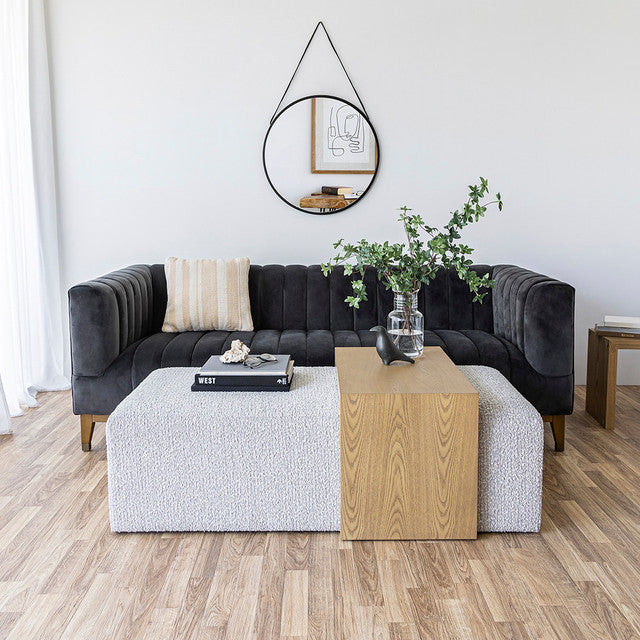 Forest Coffee Ottoman - Heather Natural