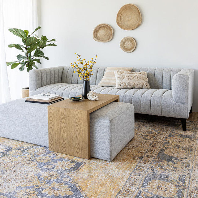 Forest Coffee Ottoman - Stone