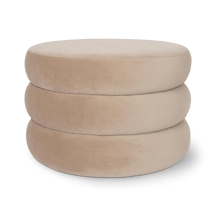 Lions Ottoman - Latte - S