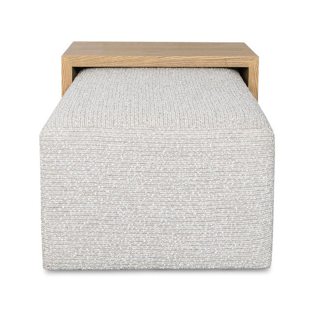 Forest Coffee Ottoman - Heather Natural