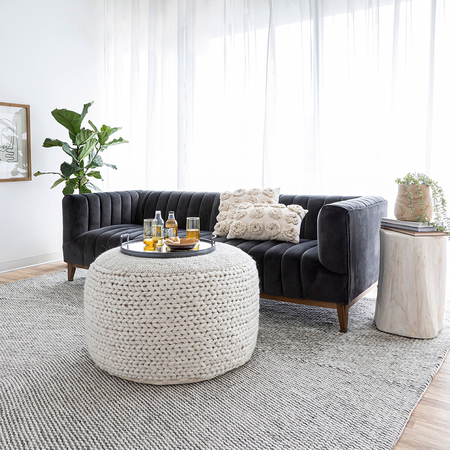 Lansdowne Sofa - Smoke Grey