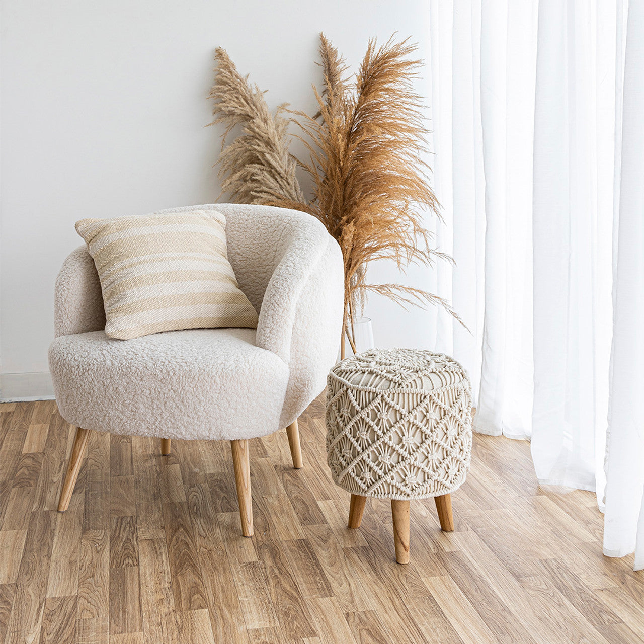 Strathcona Accent Chair - Cream