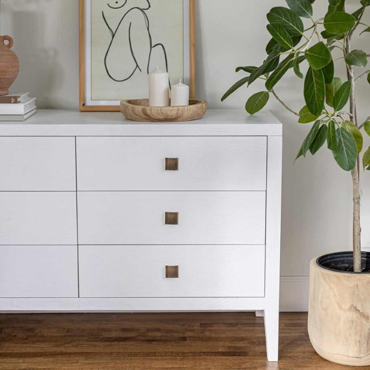 Sunset Drawer Dresser - 6 Drawer - White