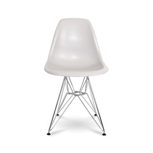 Fairview Chair - Grey Seat Chrome Base