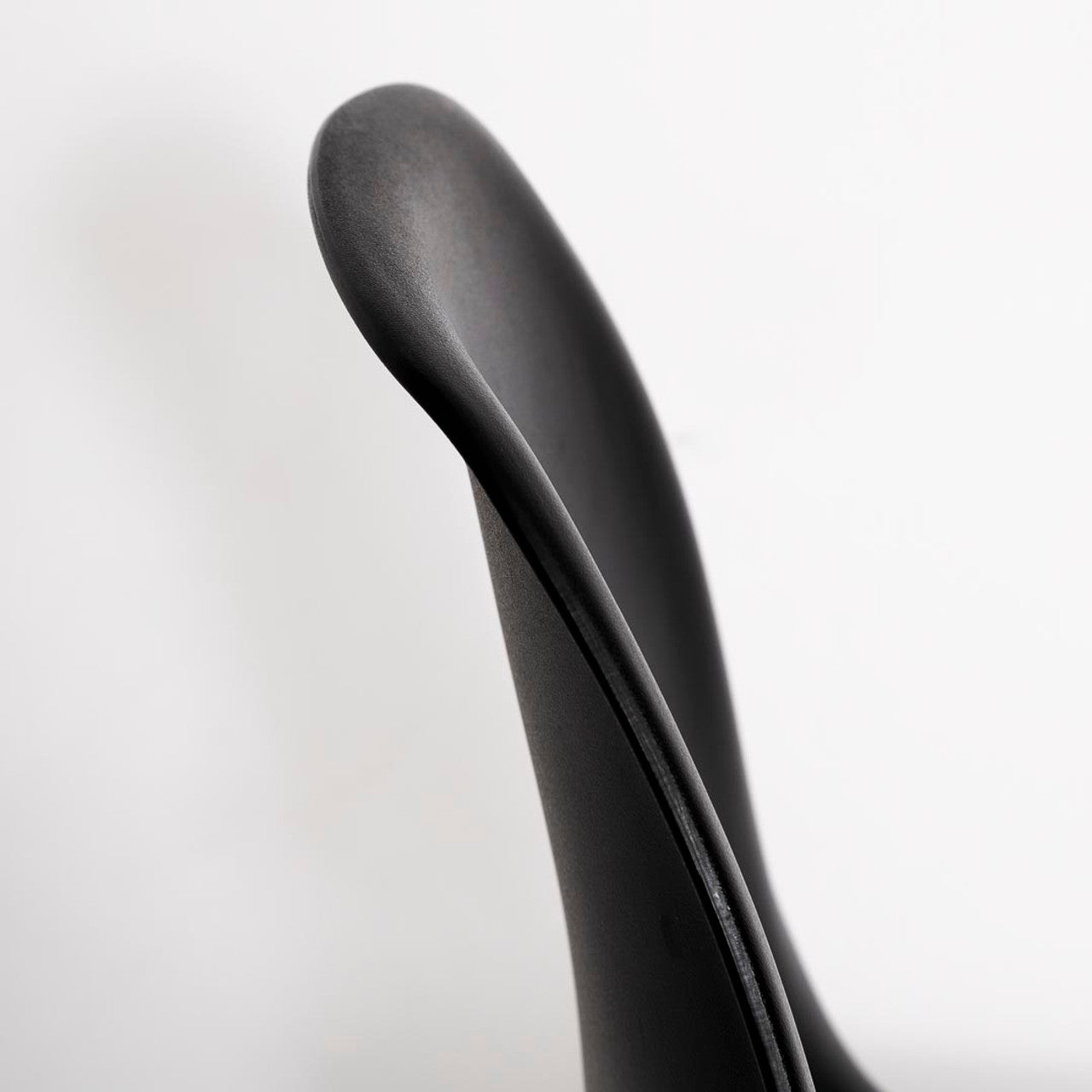 Fairview Chair - Black Seat Chrome Base