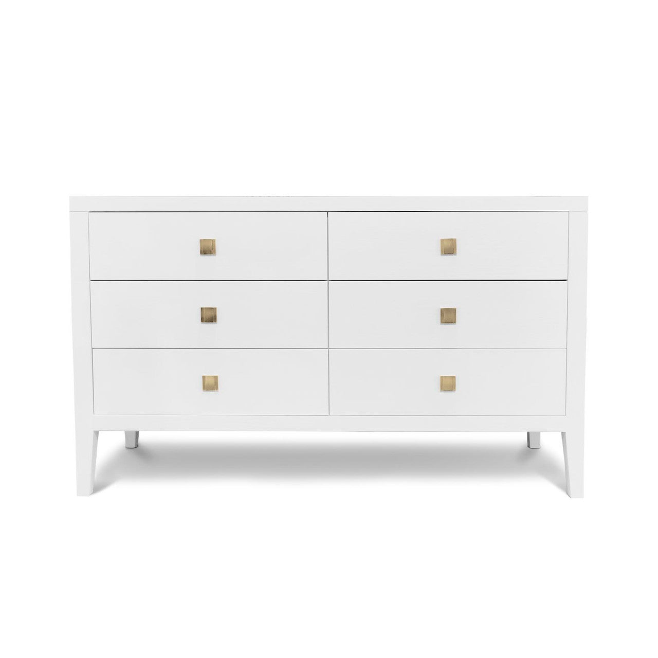 Sunset Drawer Dresser - 6 Drawer - White Farmhouse Furniture Sunset Drawer Dresser - 6 Drawer - White Farmhouse Furniture