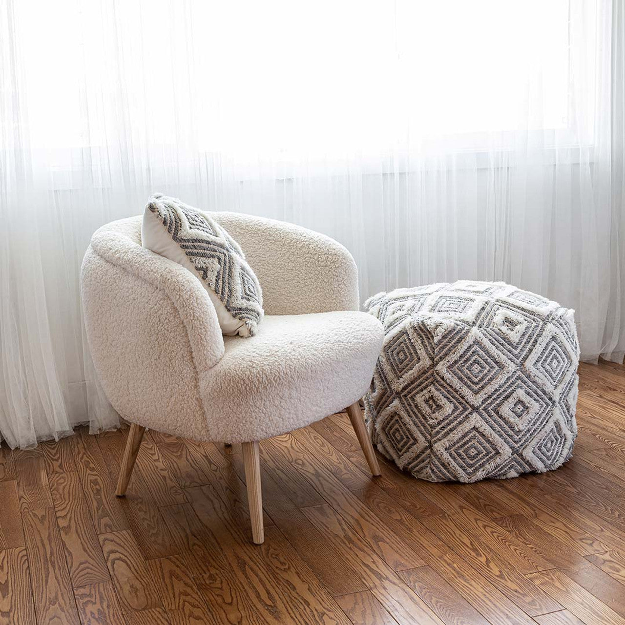 Strathcona Accent Chair - Cream