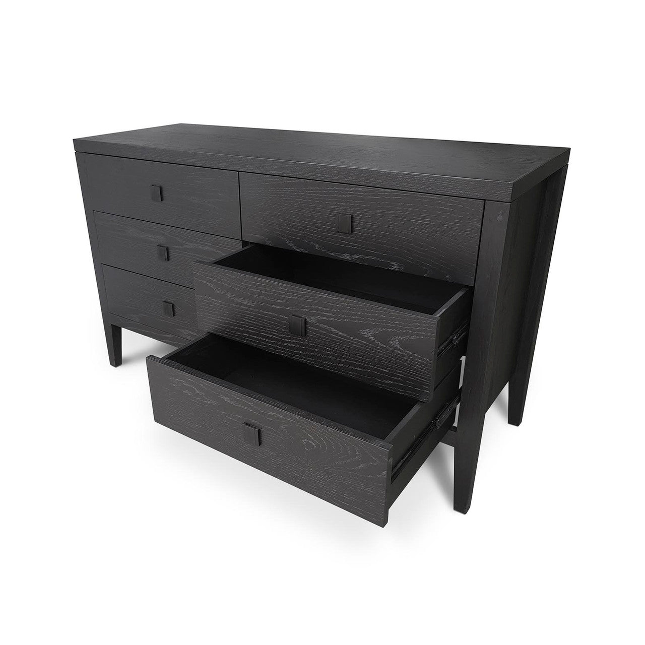 Sunset Drawer Dresser - 6 Drawer - Black