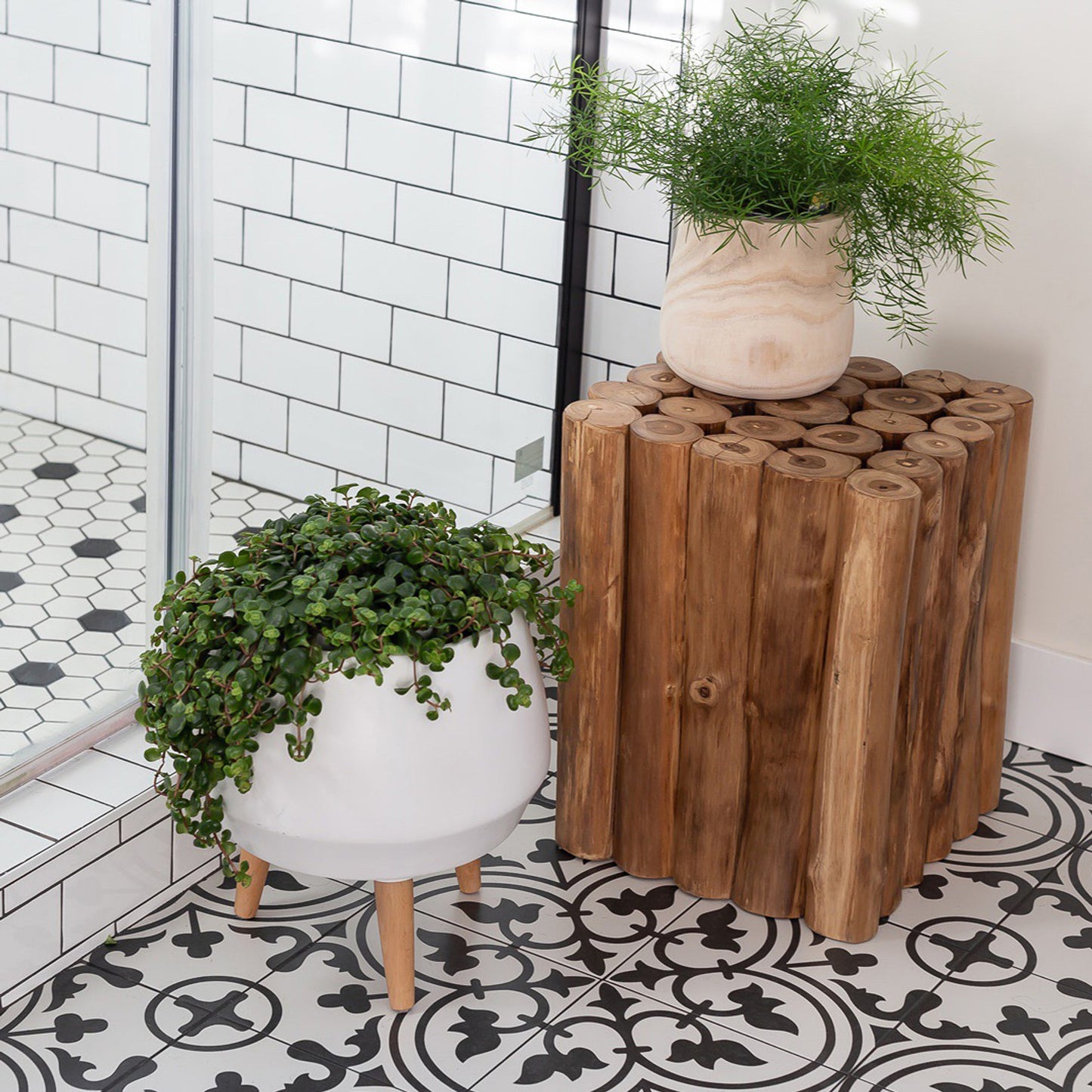 Pacific Kotak Square Stool