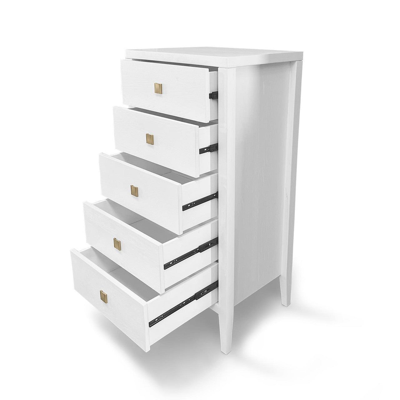 Sunset Drawer Tall Dresser - White