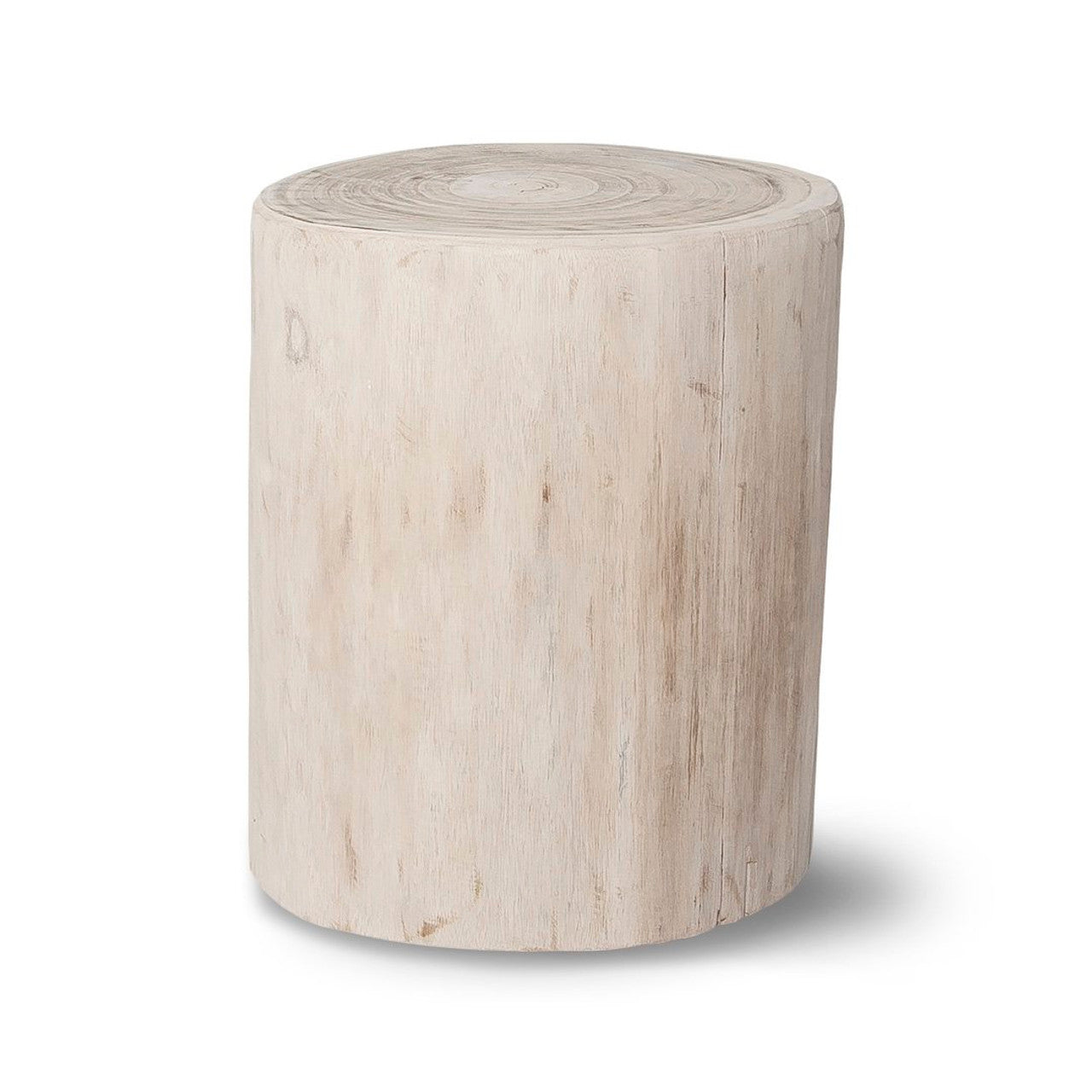 Collingwood Wide 18" Stump - Round - White