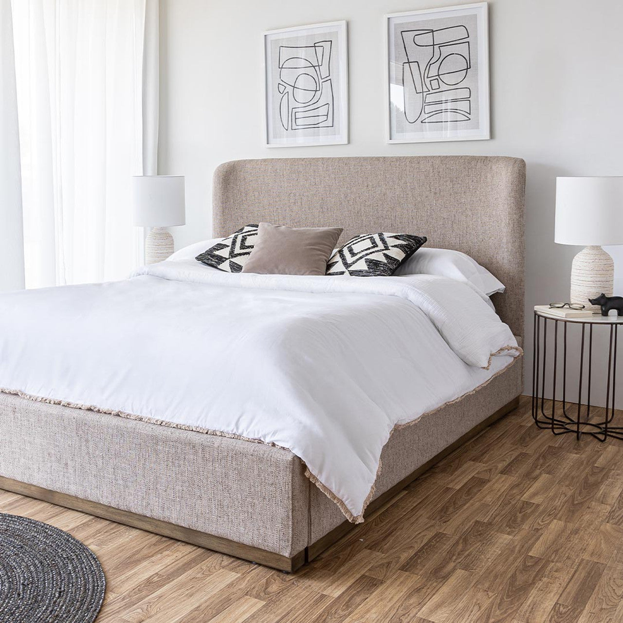 Granville Queen Bed Short - Perfect Taupe