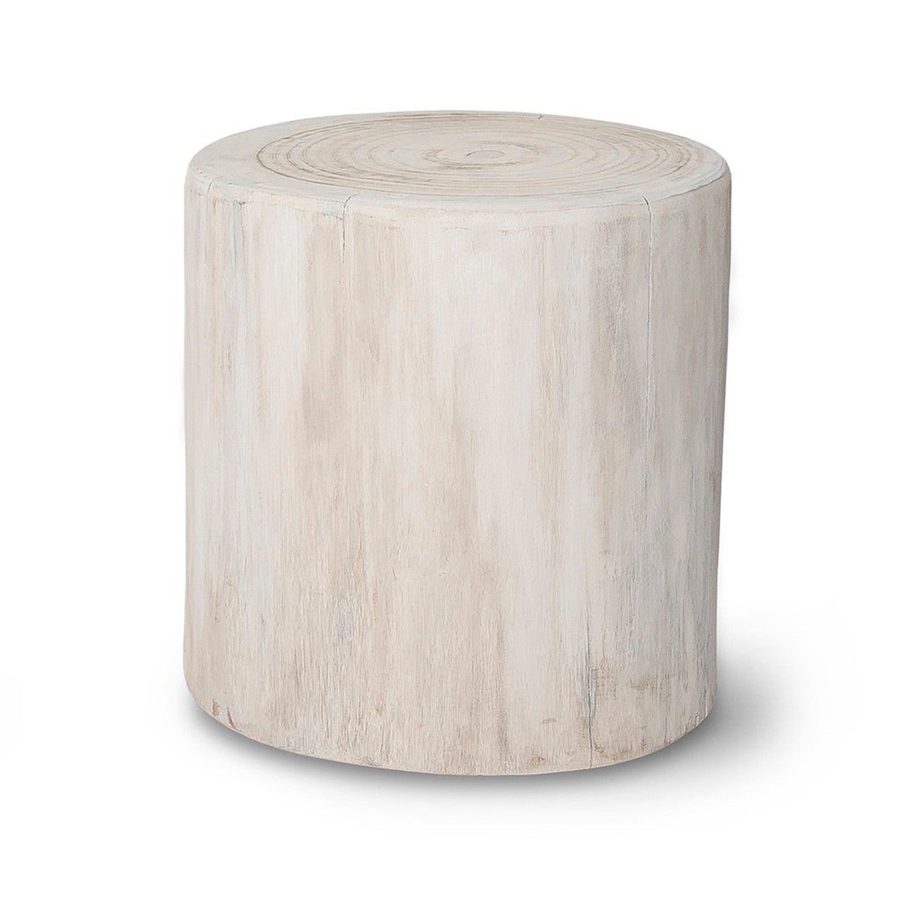 Collingwood Wide 16" Stump - Round - White