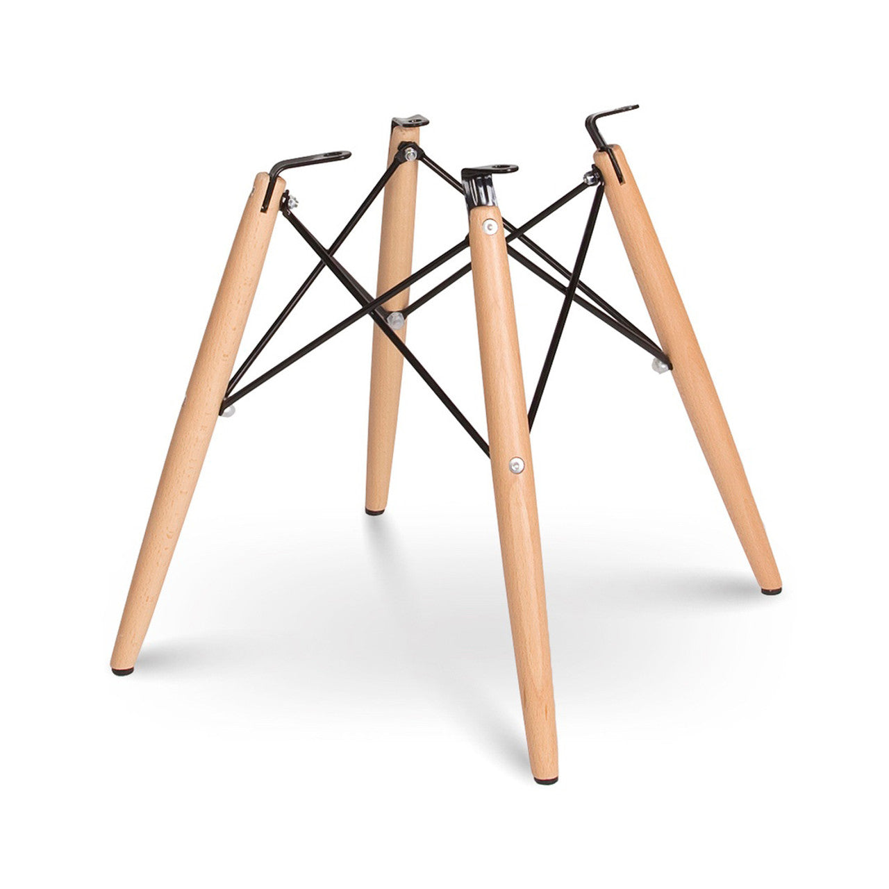 Fairview Chair - White Seat Wood Base