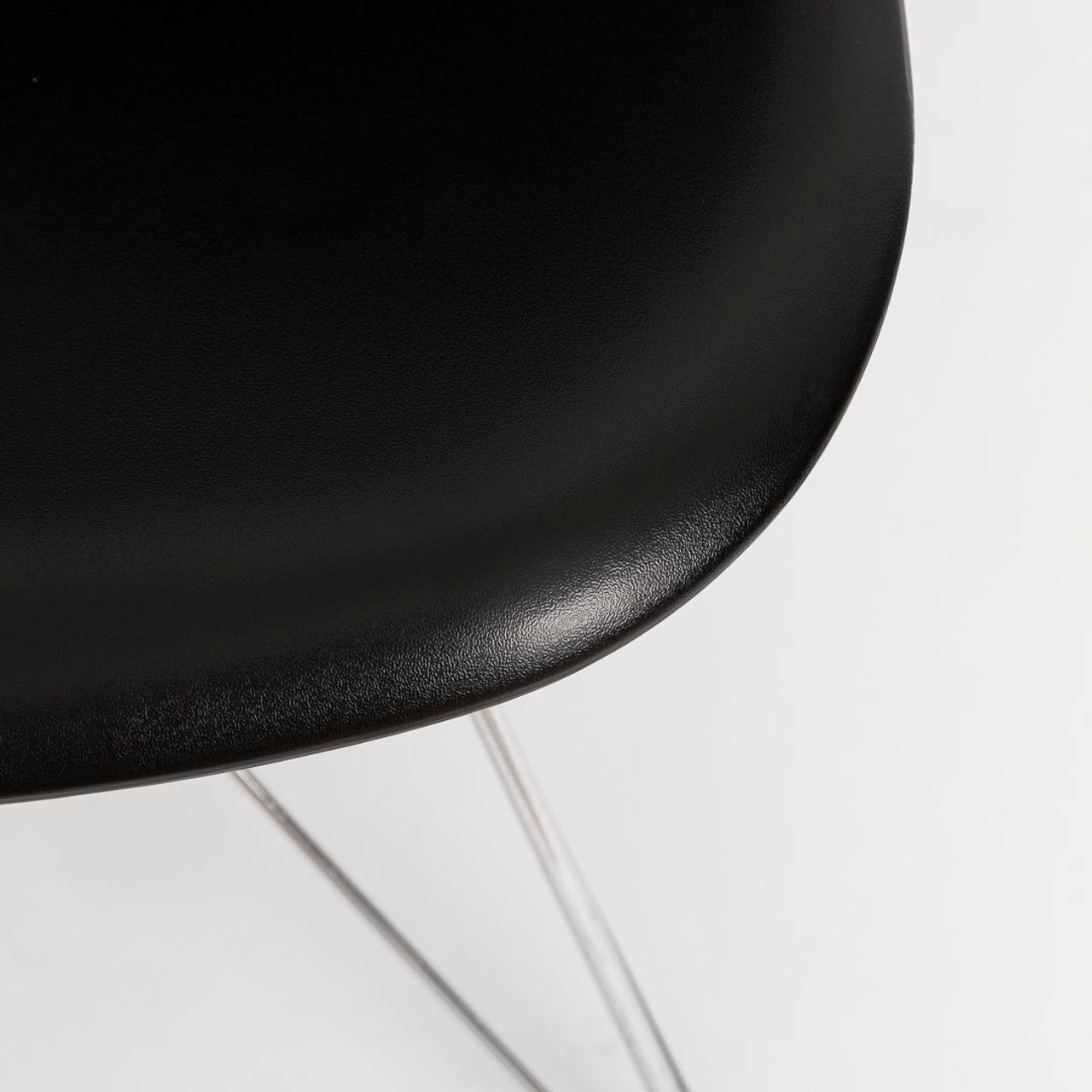 Fairview Chair - Black Seat Chrome Base