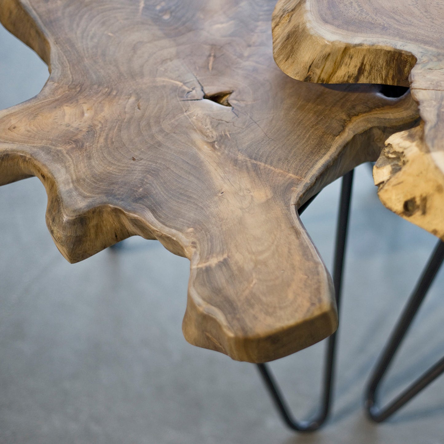 Pacific Hairpin Nesting Table - S
