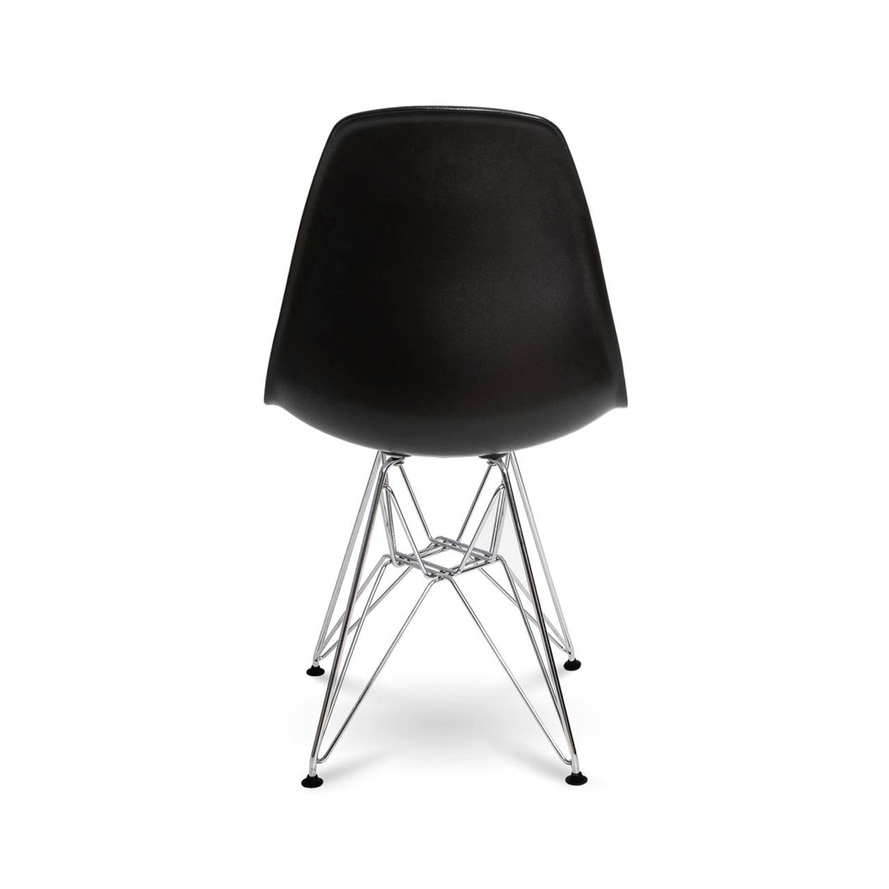 Fairview Chair - Black Seat Chrome Base