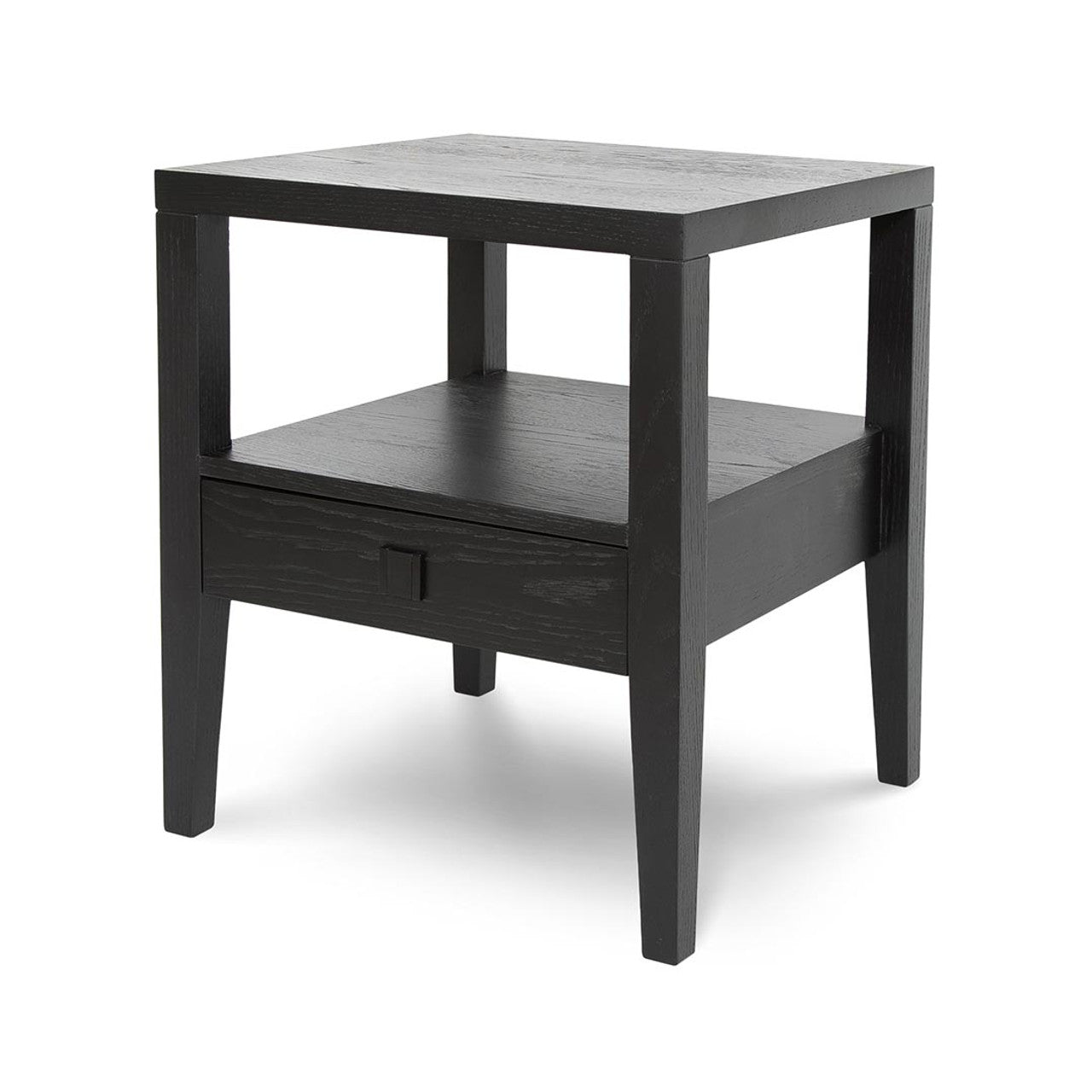 Sunset Drawer Accent Table - Black