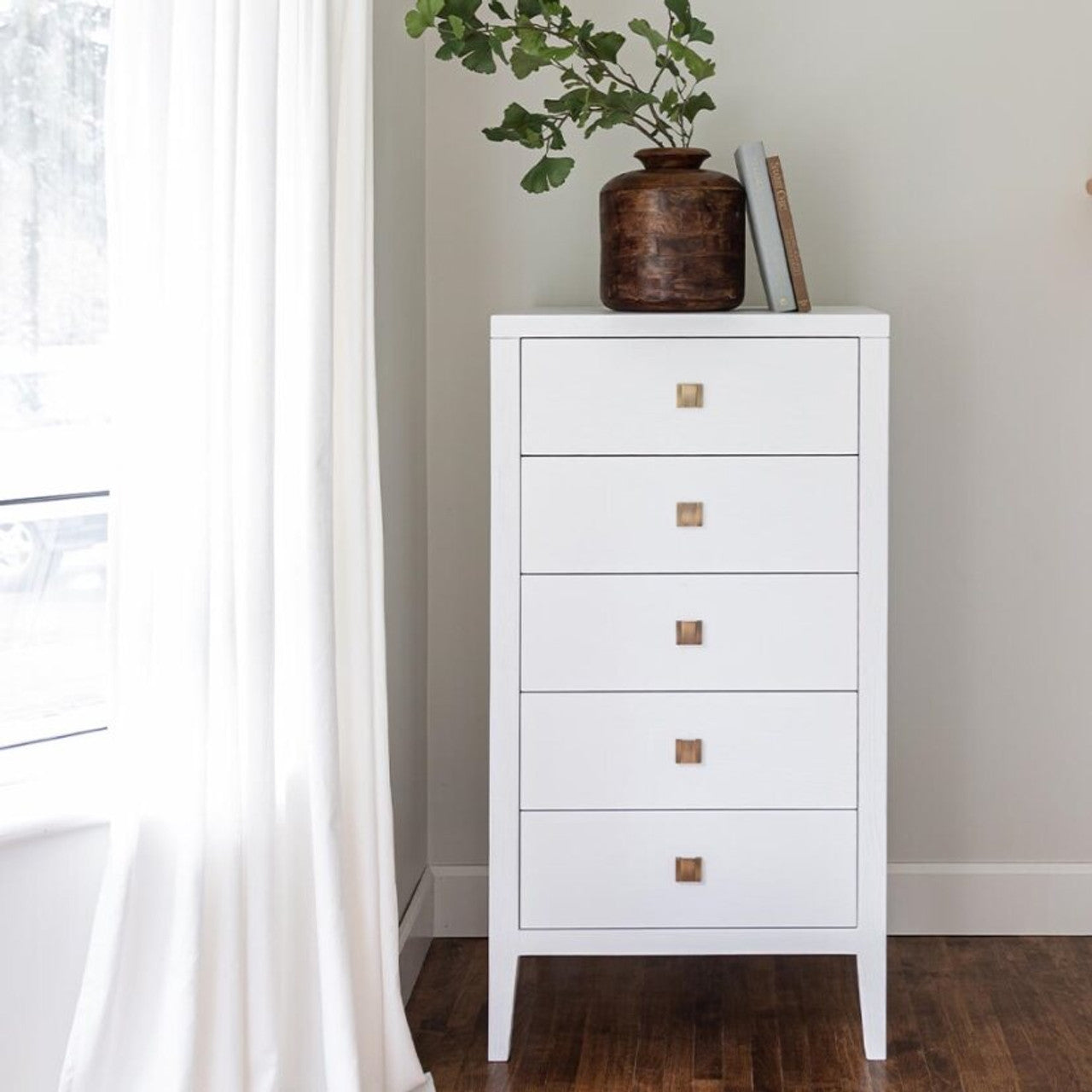 Sunset Drawer Tall Dresser - White