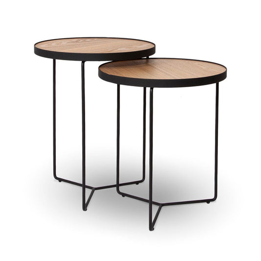 Gastown Nesting Tables - Oak (Set of 2)