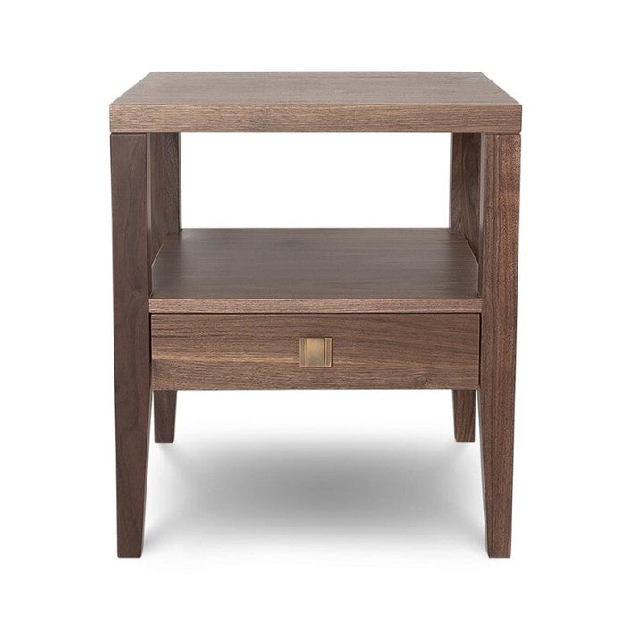 Sunset Drawer Accent Table - Frozen Walnut